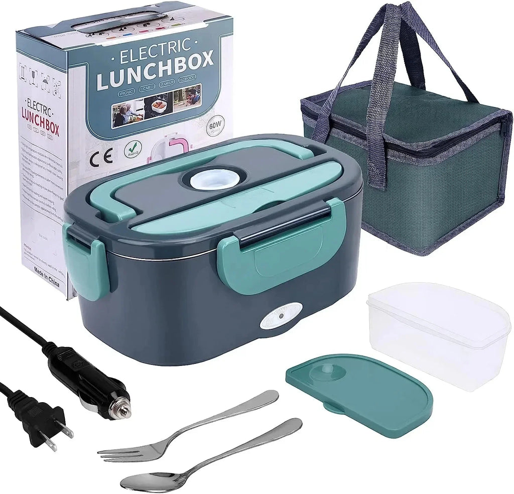 Electric Lunch Box 1.5L – 60W Portable Food Warmer for Car & Home
