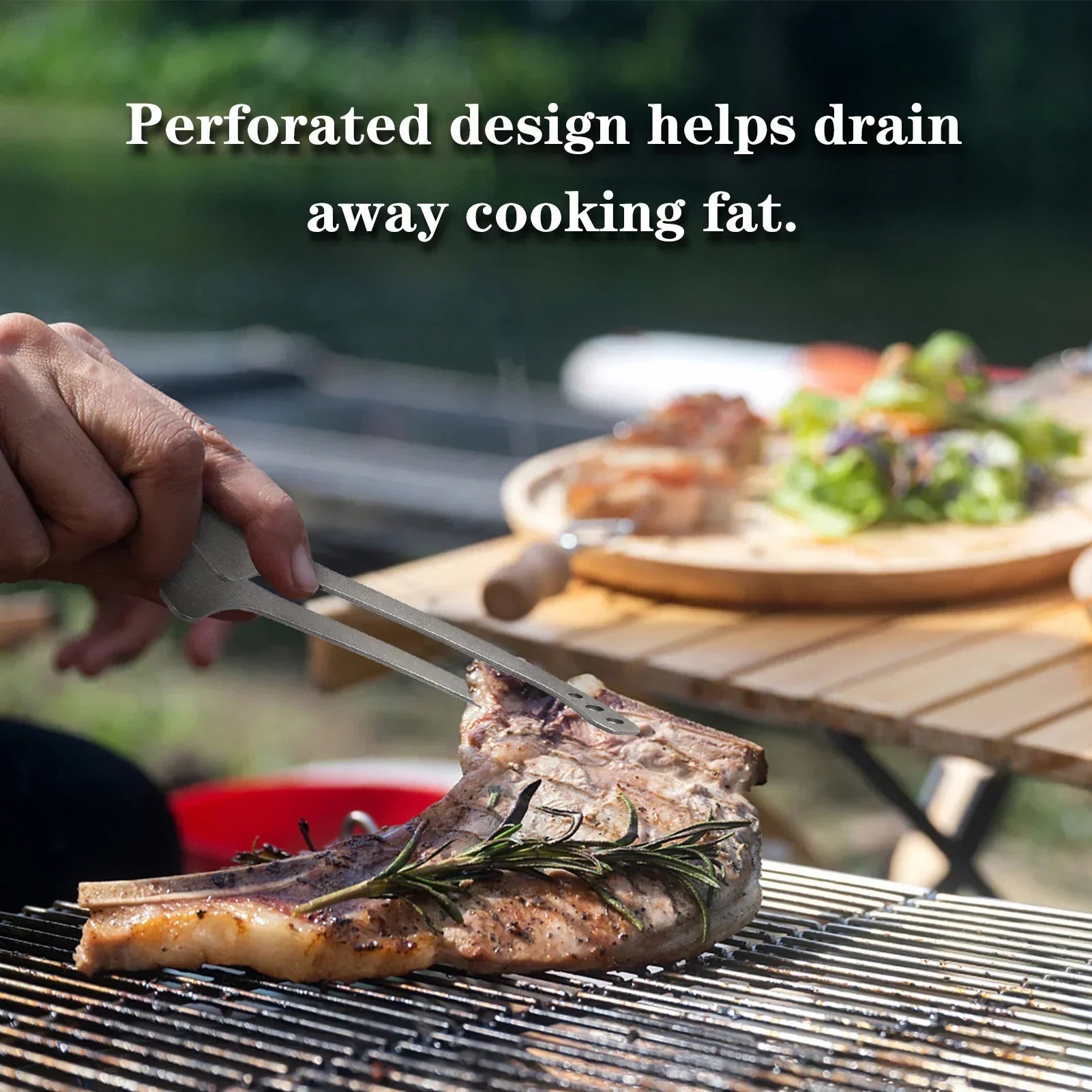 9.2 Inch Lightweight BBQ Grill Tongs