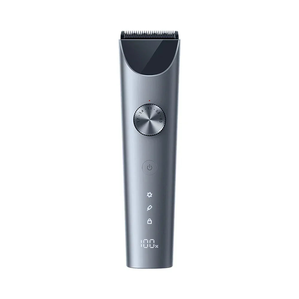 Professional Hair Clipper Digital Display Length Adjustments Grey
