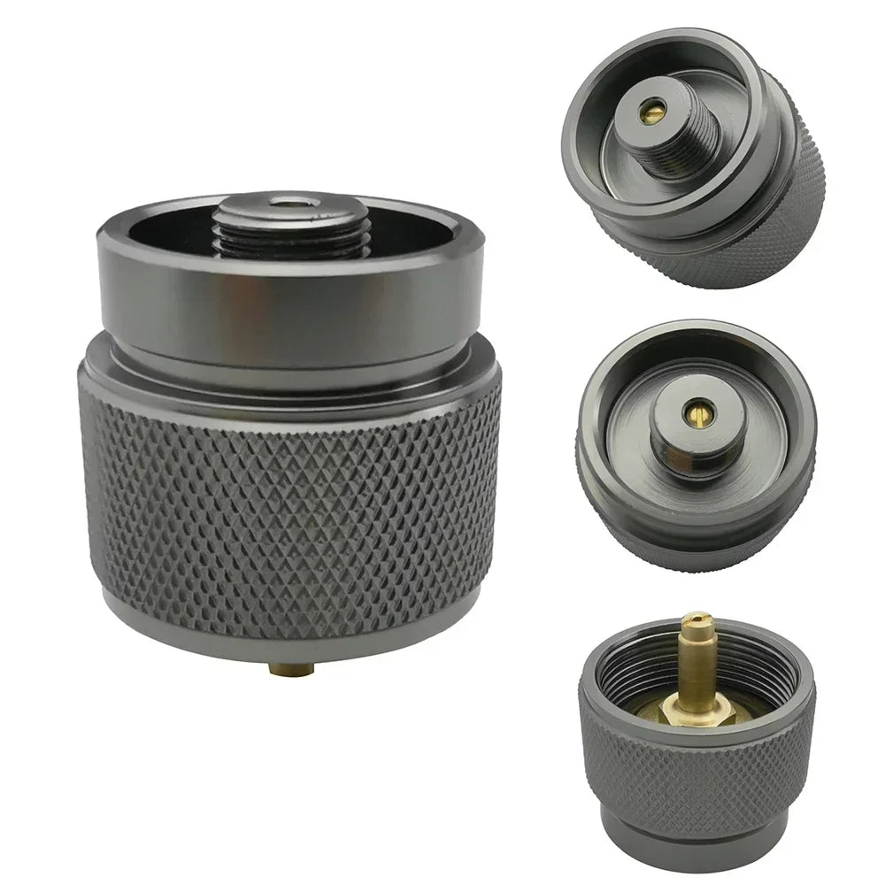 Butane Cartridge Head Conversion Adapter with Bracket