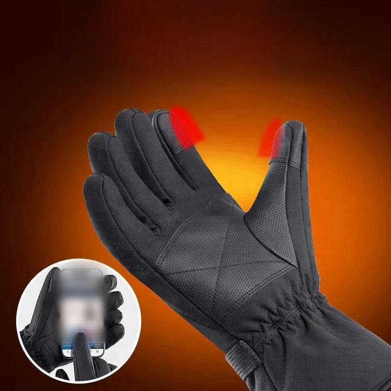 Rechargeable Heated Waterproof Ski Gloves