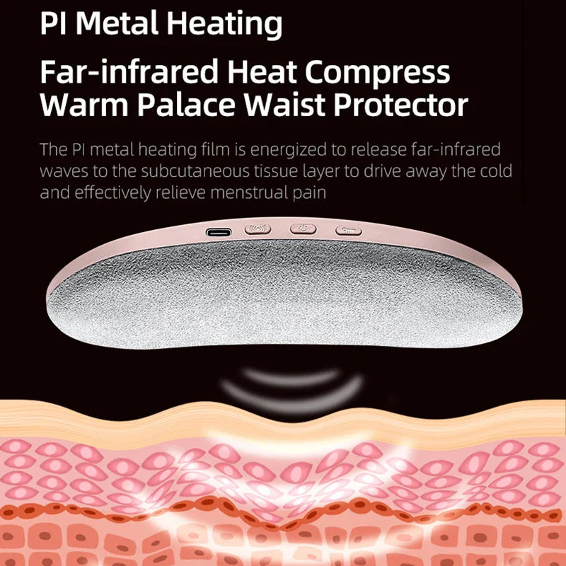 Heated Massage Warming Palace Belt Pink