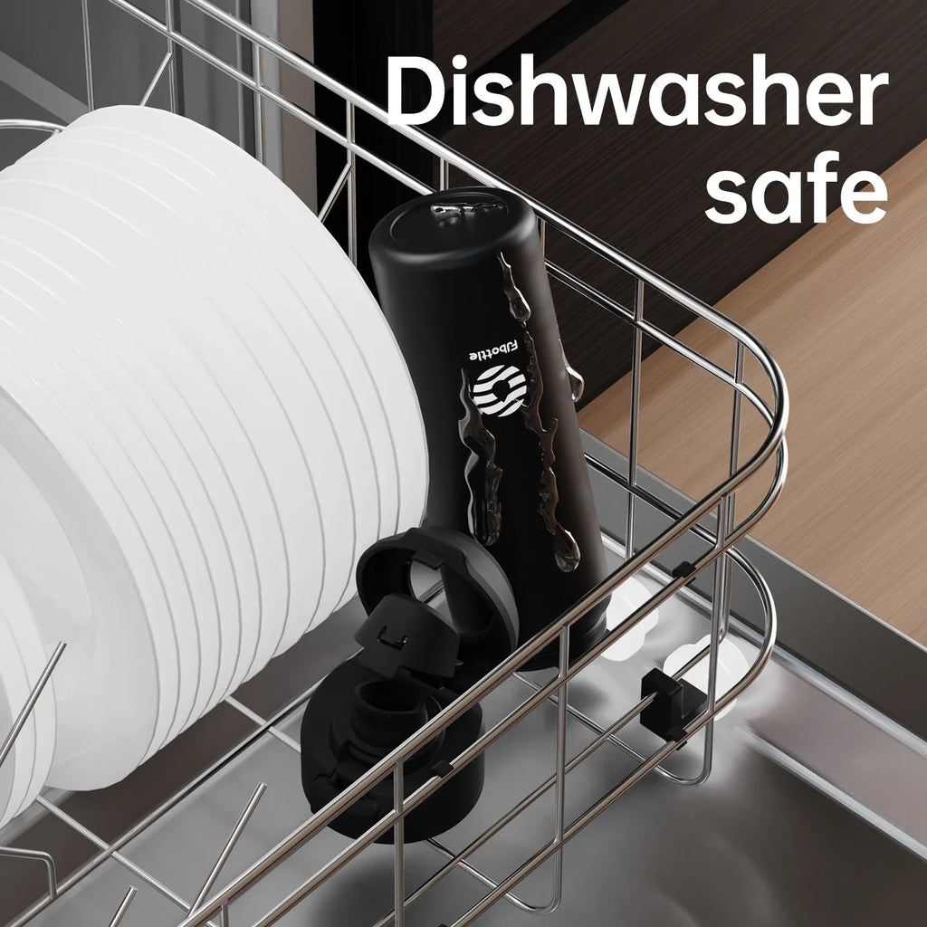 950ml Magnetic Thermos Water Bottle Black