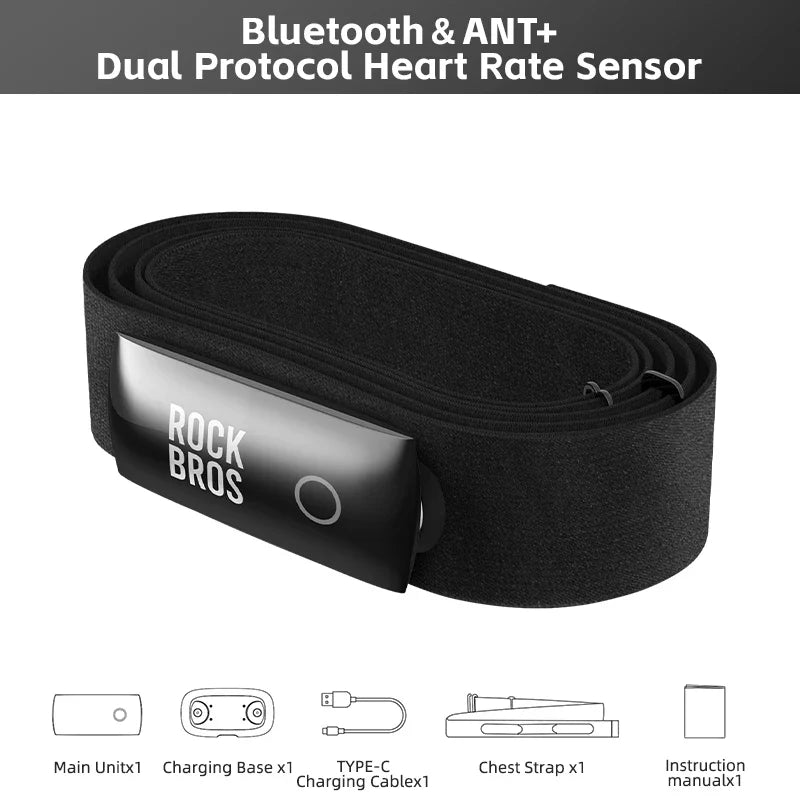 Heart Rate Sensor 4.0 ANT Dual Protocol Black