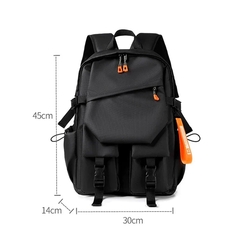 Oxford Waterproof Laptop Backpack Black