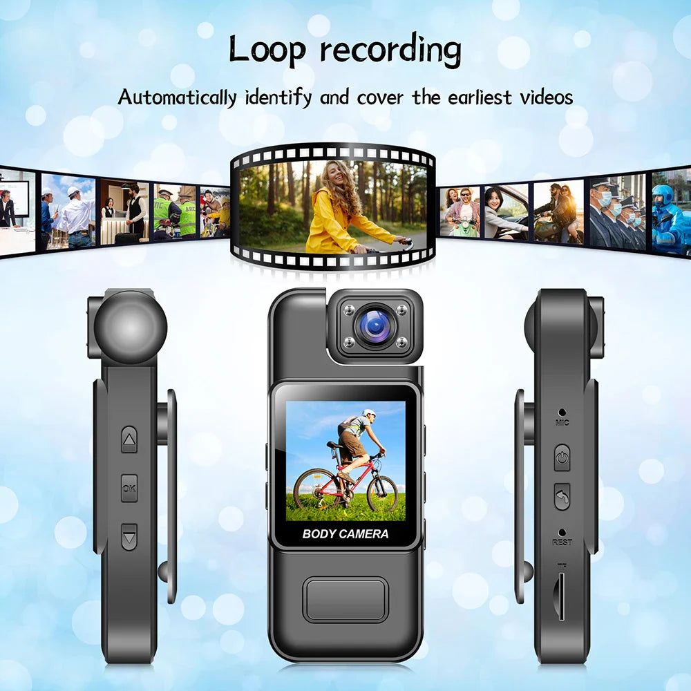 WiFi Mini Body Camera Black