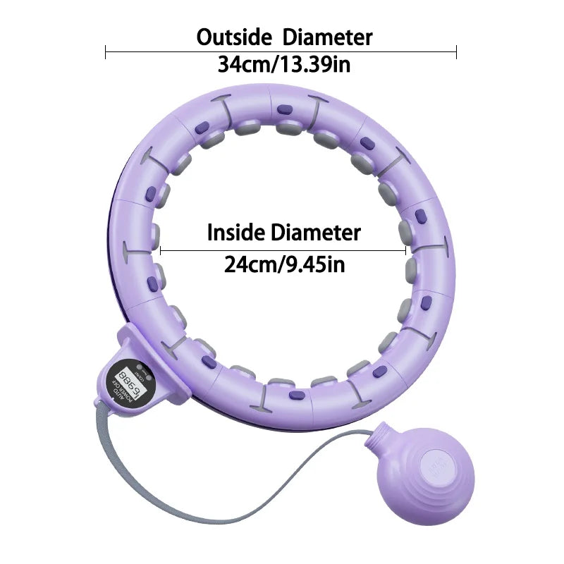 Weighted Fitness Hoop with Counter