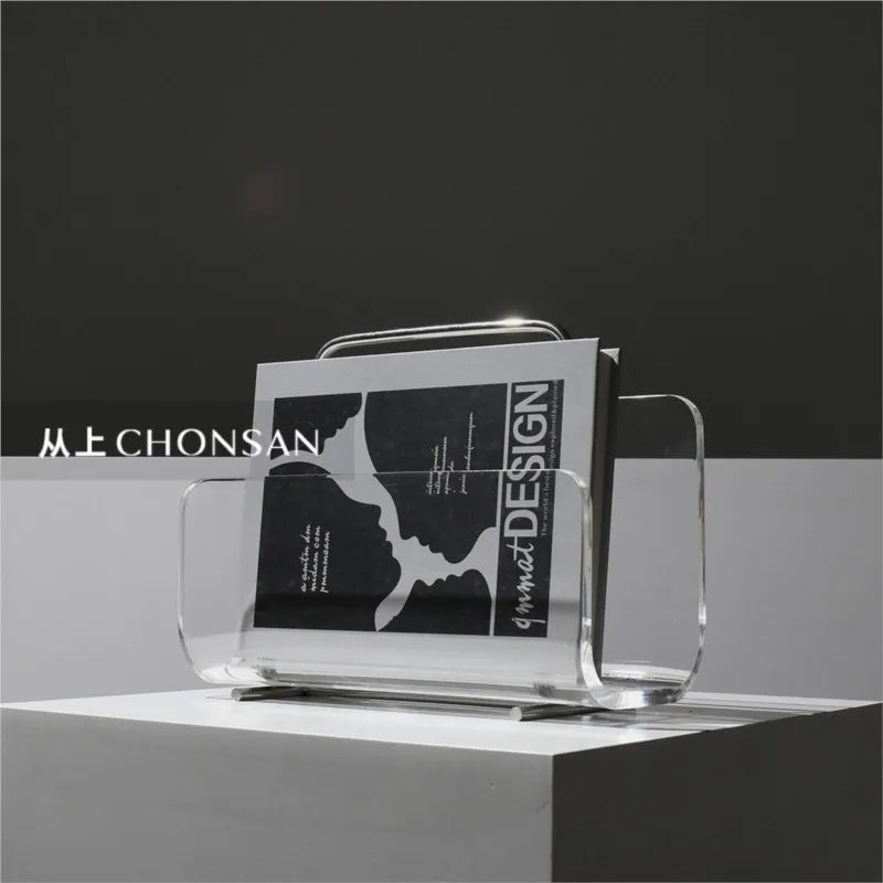 Joylove Modern Metal Acrylic Bookshelf