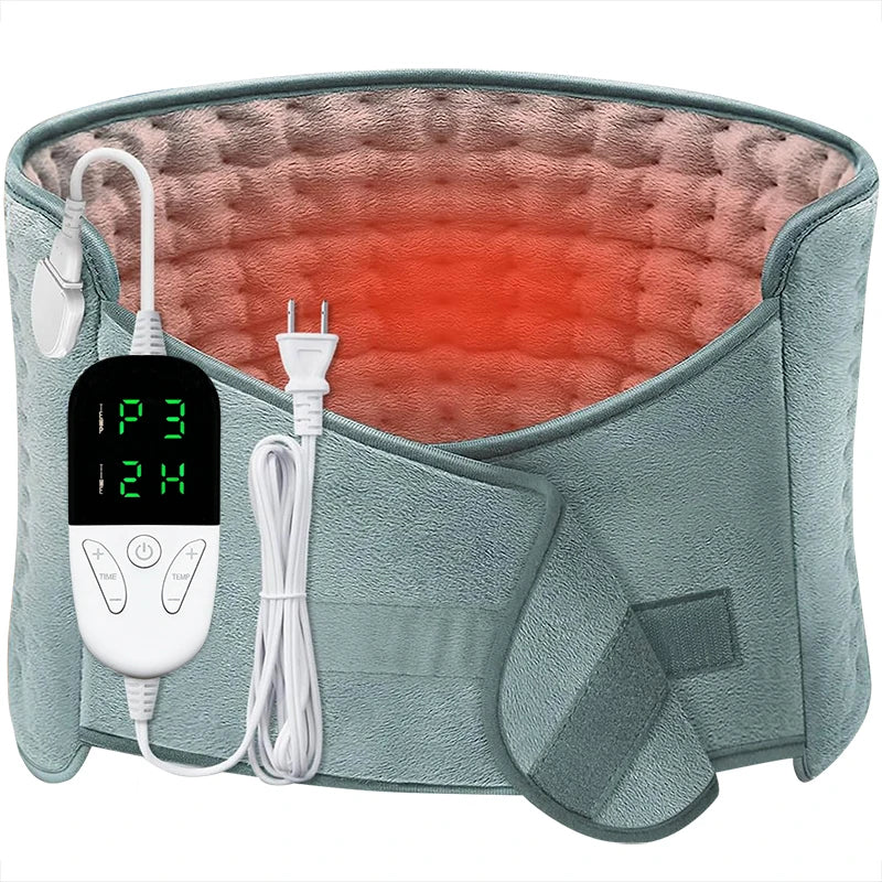 Electric Heating Pad for Back & Waist – Adjustable Heating Pad with 6 Heat Levels & 4 Auto-Off Timers