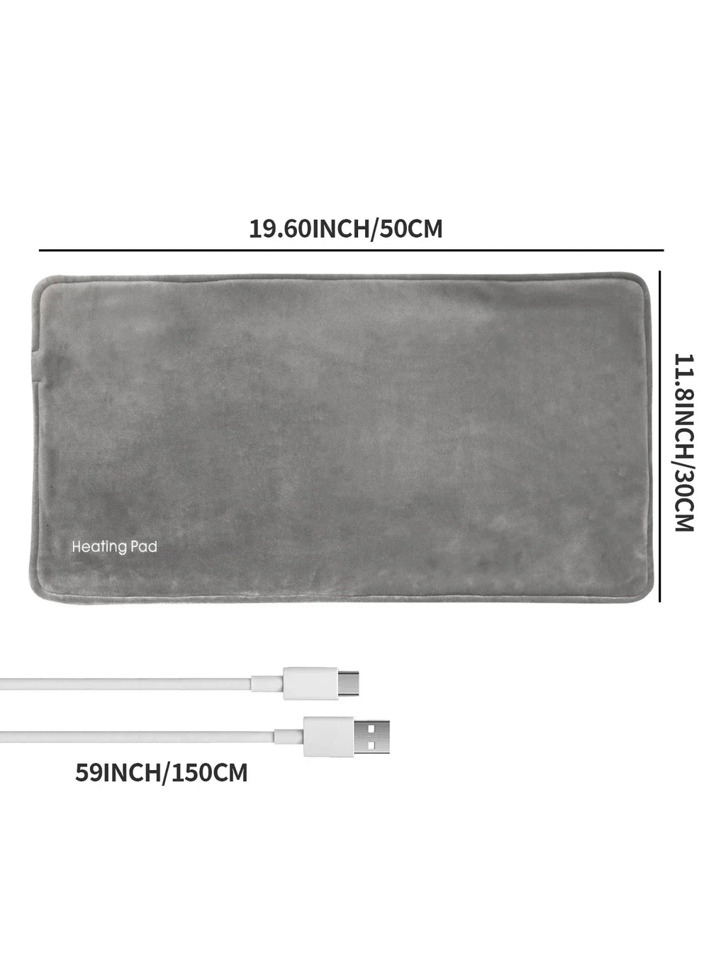 Heating USB Pad for Cramps and Back Relief