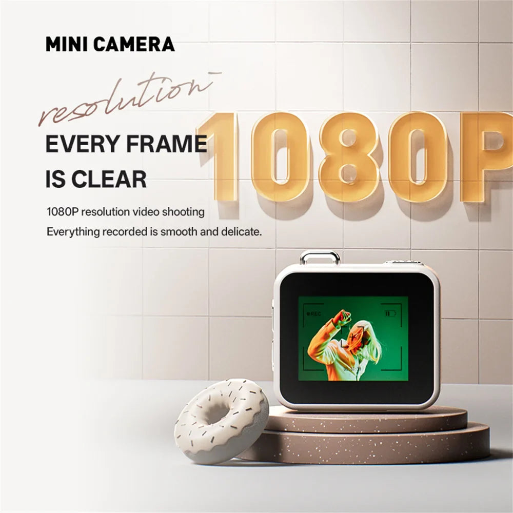 Retro Mini Keychain Camera Khaki