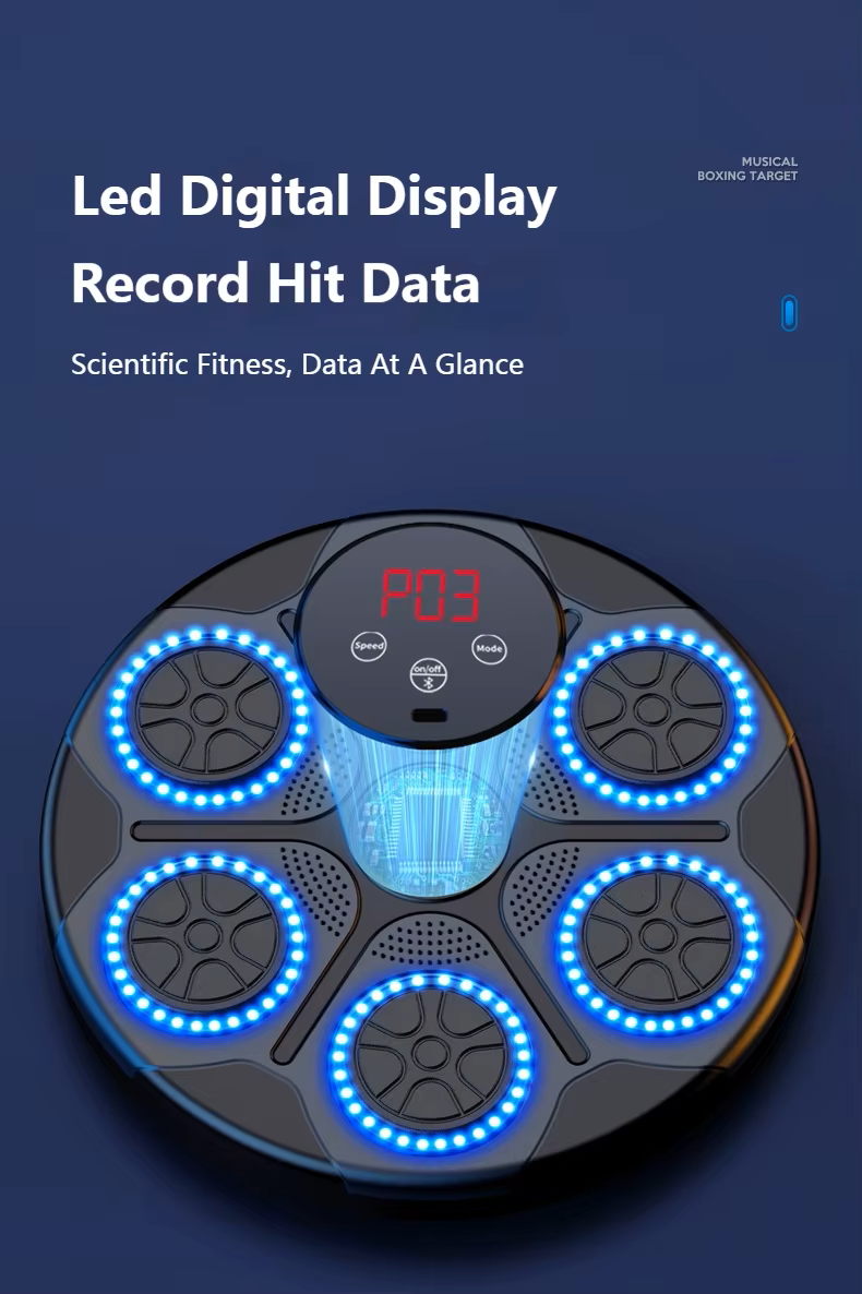 Smart Music Boxing Machine - W/ Bluetooth Connectivity And Gloves