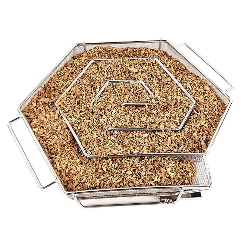 Hexagon BBQ Smoke Generator Silver