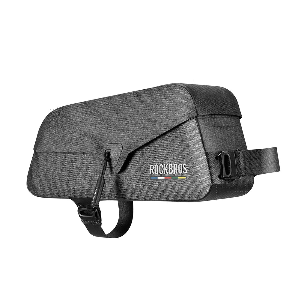 Waterproof 0.6L Top Tube Lightweight Frame Storage Bag Black