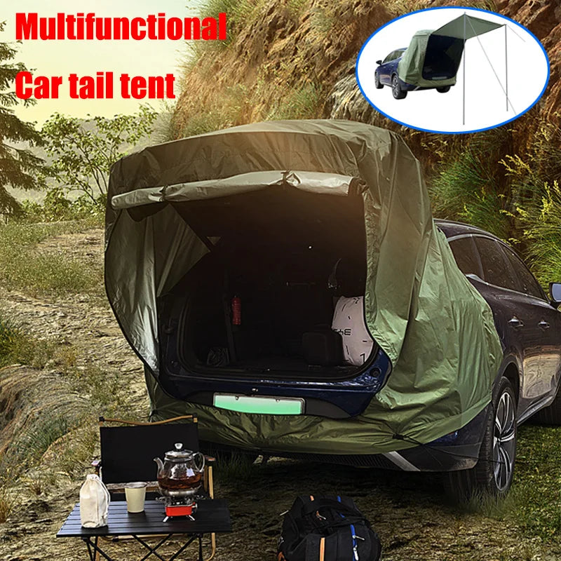 Outdoor Car Rear Tent with Canopy