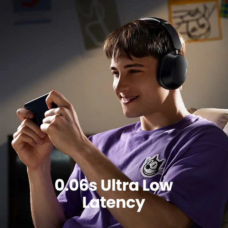 Wireless Bluetooth Over-Ear Headset Black