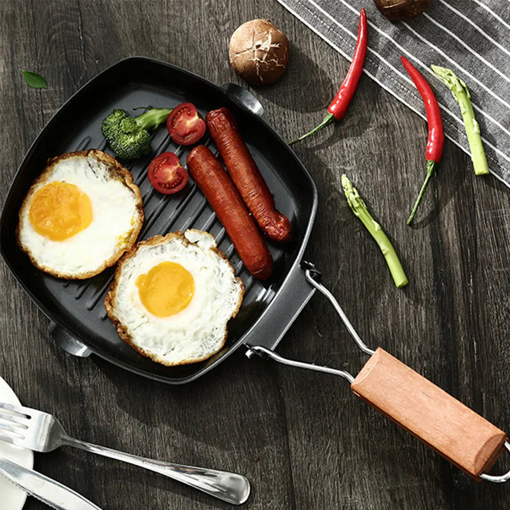 Camping Cookware Frying Pan Black
