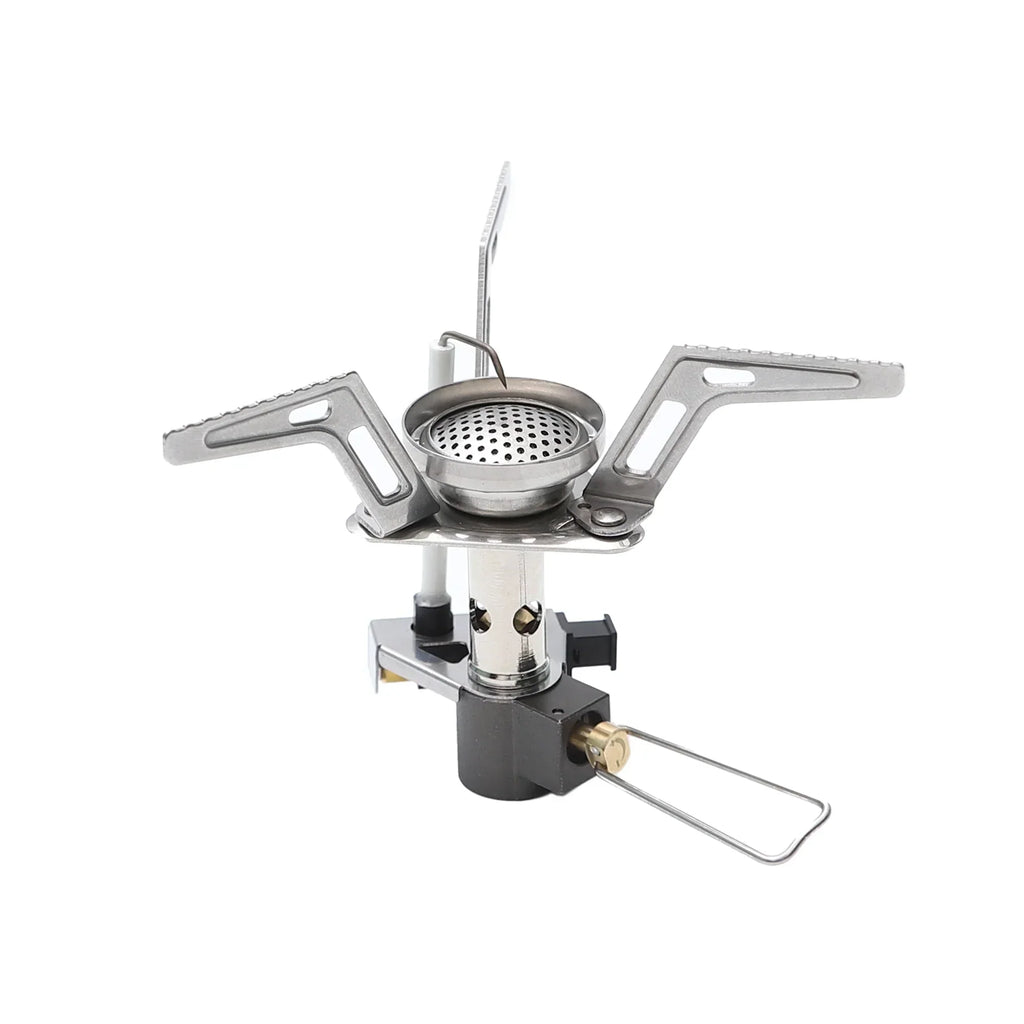 Ultralight Portable Backpacking Gas Stove 7165 BTU Camp Burner Silver