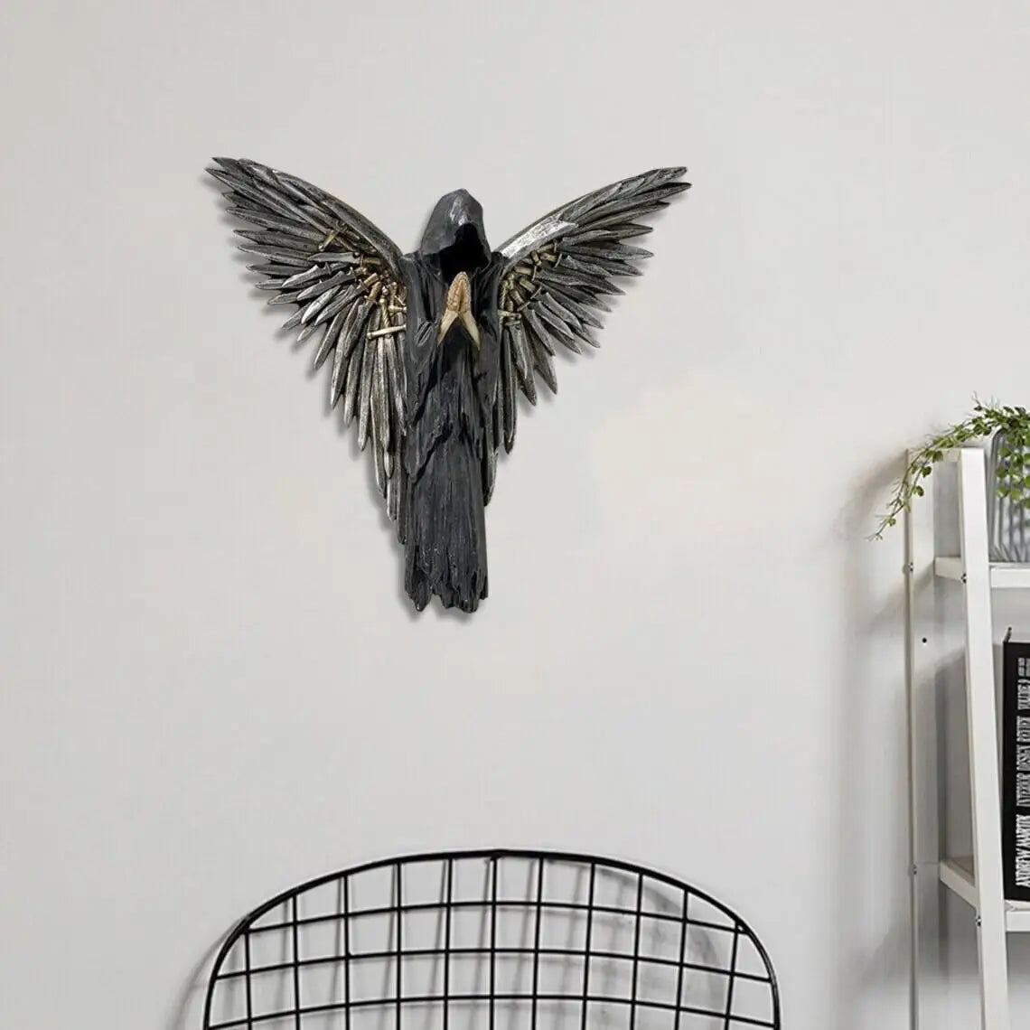 Soul of The Warrior Grim Reaper Wall Sculpture