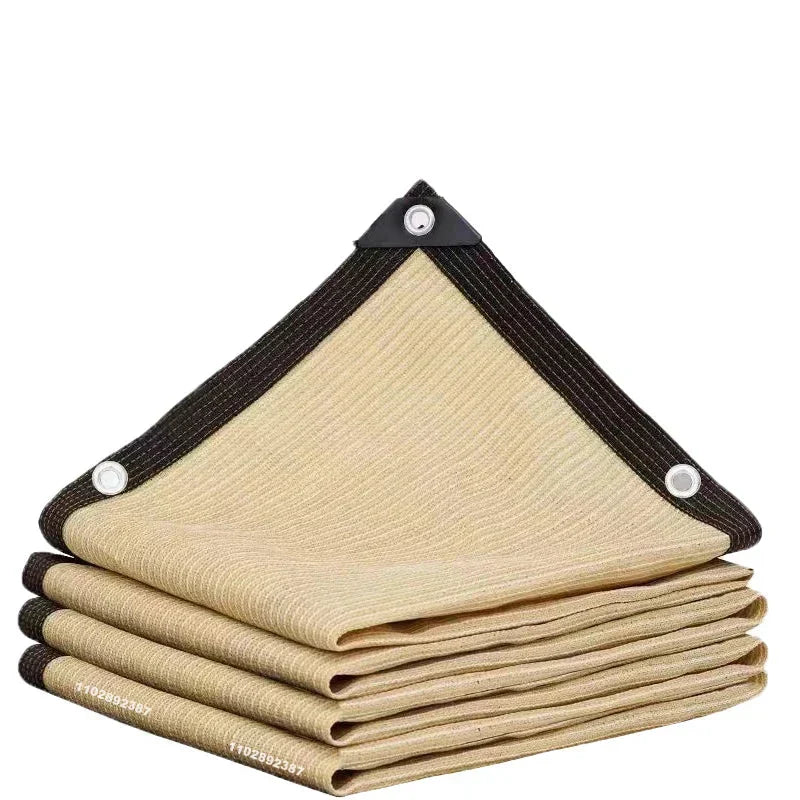 Sunshade Net Uv Protection Garden Sail (Beige)