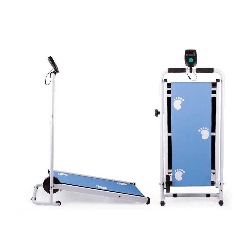 Silent Folding Mechanical Treadmill For Home Fitness