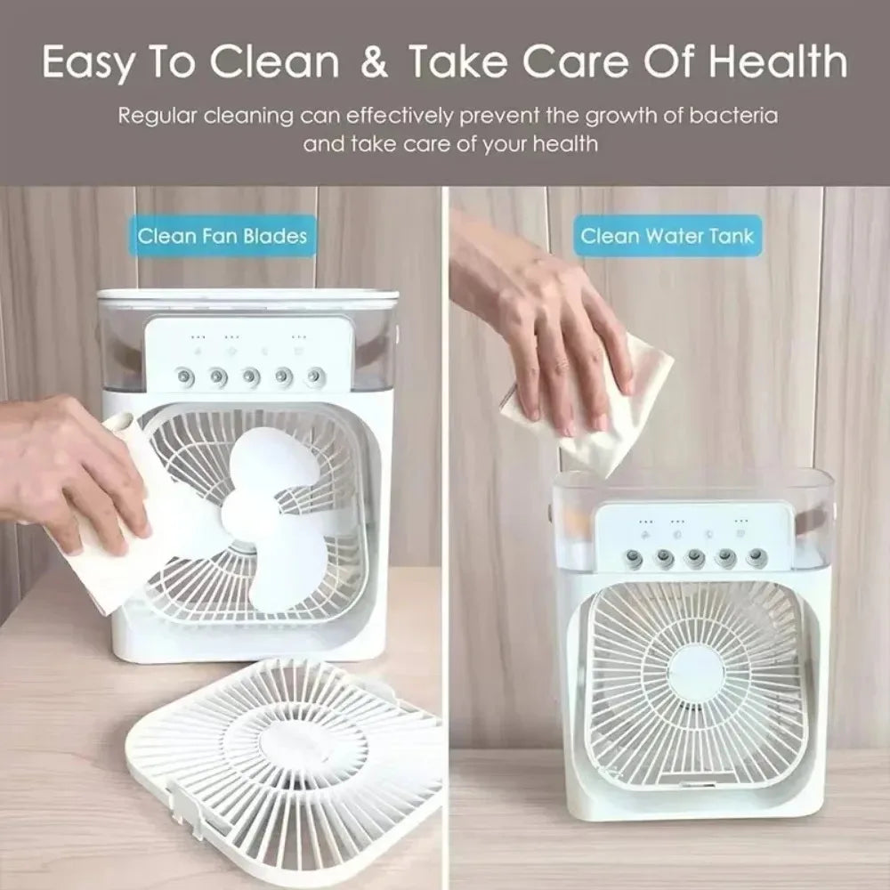 Portable Desktop Humidifier Cooling Fan Usb