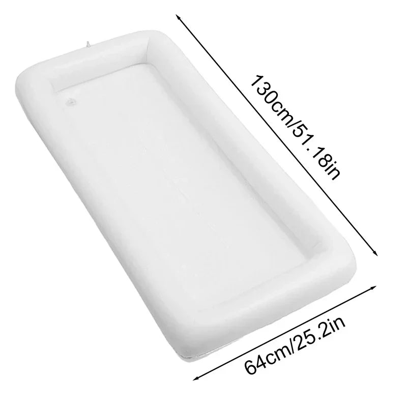 Inflatable Floating Pool Bar Tray With Cup Holder