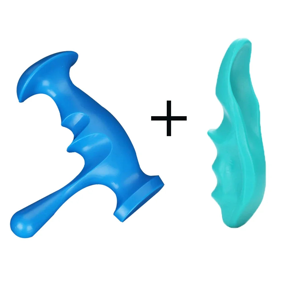 T-Shaped Trigger Point Massager – Manual Deep Tissue Therapy Stick (2Pcs)