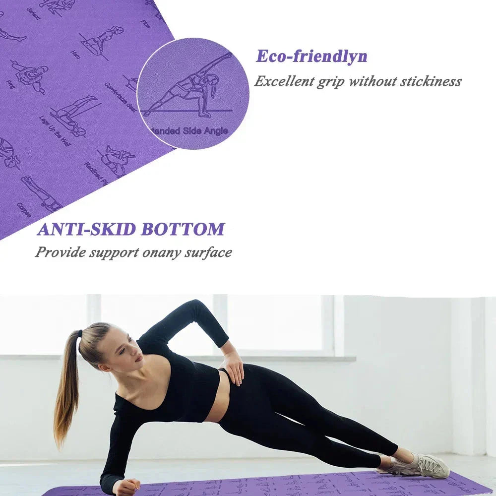 Anti-Skid Tpe Yoga Mat