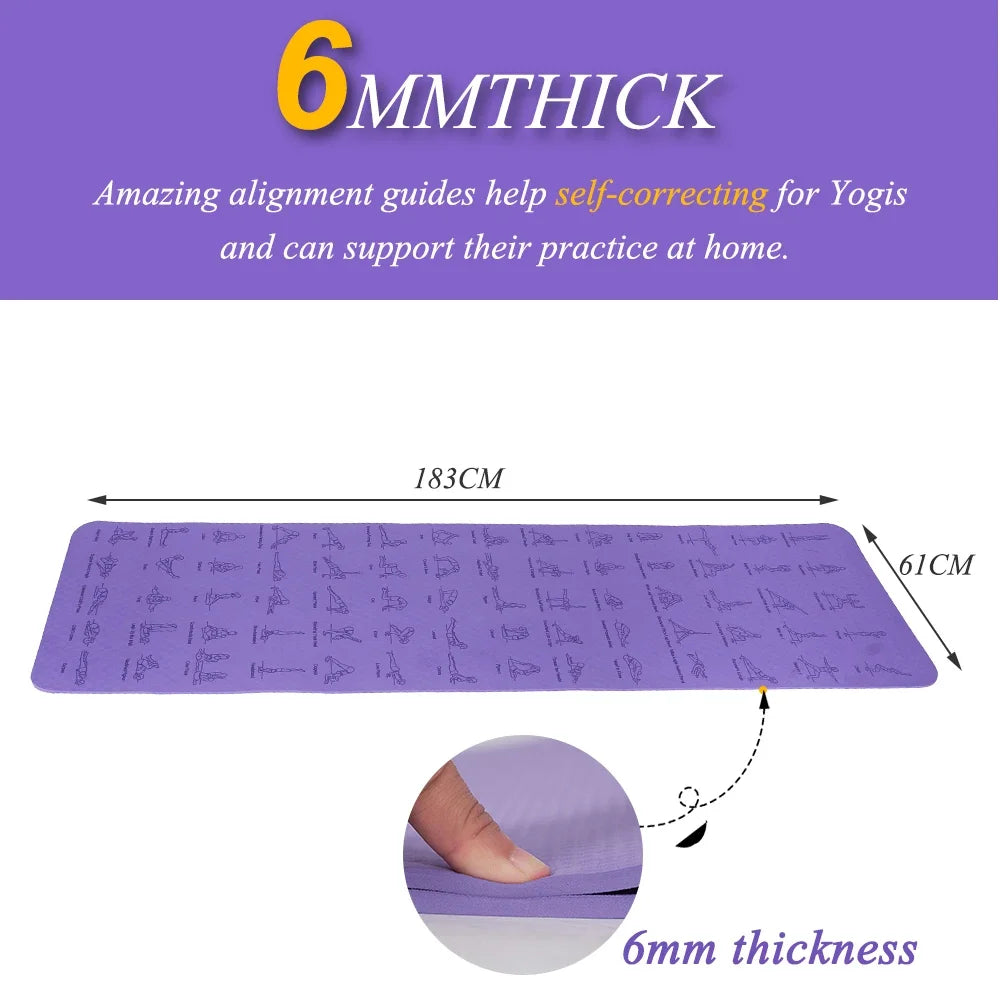 Anti-Skid Tpe Yoga Mat