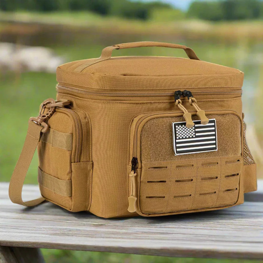 Tactical Thermal Cooler Bag Heavy Duty (Khaki)