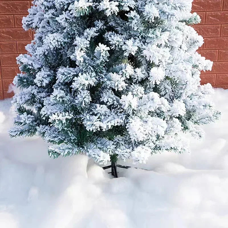 Flocking Snow Christmas Tree Mall Decoration