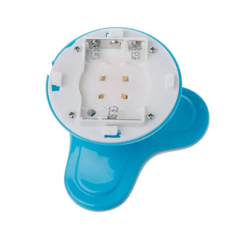 Mini Usb Electric Vibrating Massager Triangle Handheld Massager Blue