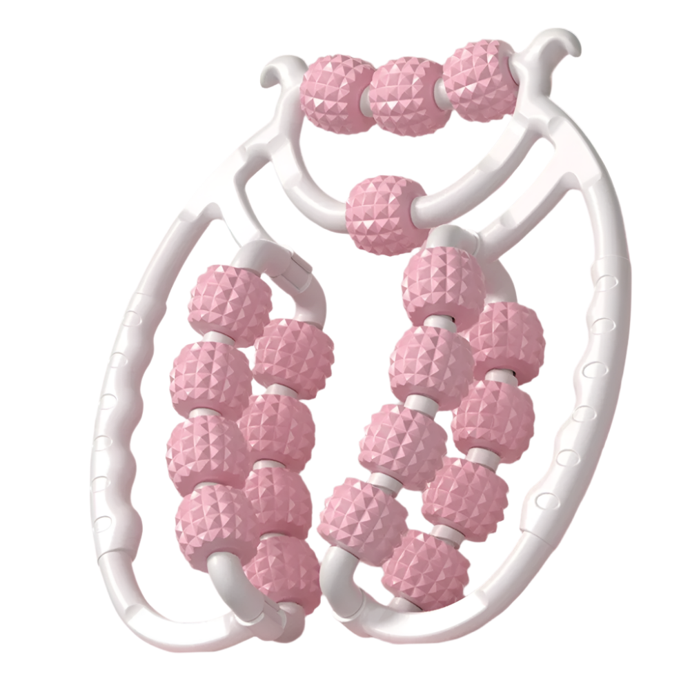 Trigger Point Roller Massager – 20-Wheel Deep Tissue Self-Massage