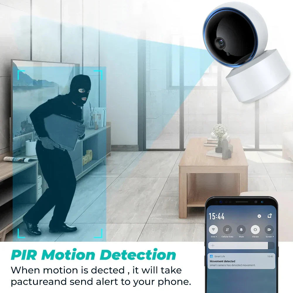 Wifi Baby Monitor Camera With Night Vision (1080P)