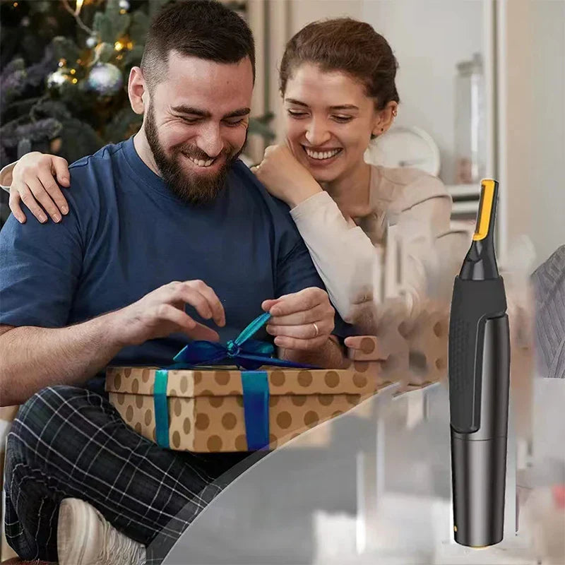 Ultra-Thin Precision Trimmer USB Rechargeable Mini Portable Black