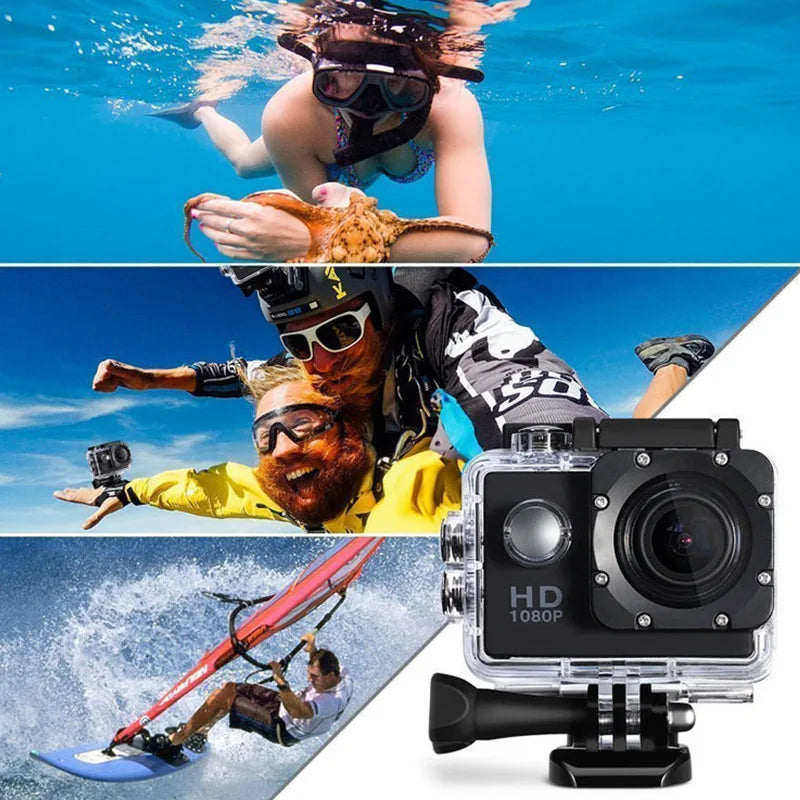 Waterproof Sports Camera For Diving, Riding & Outdoor Sports