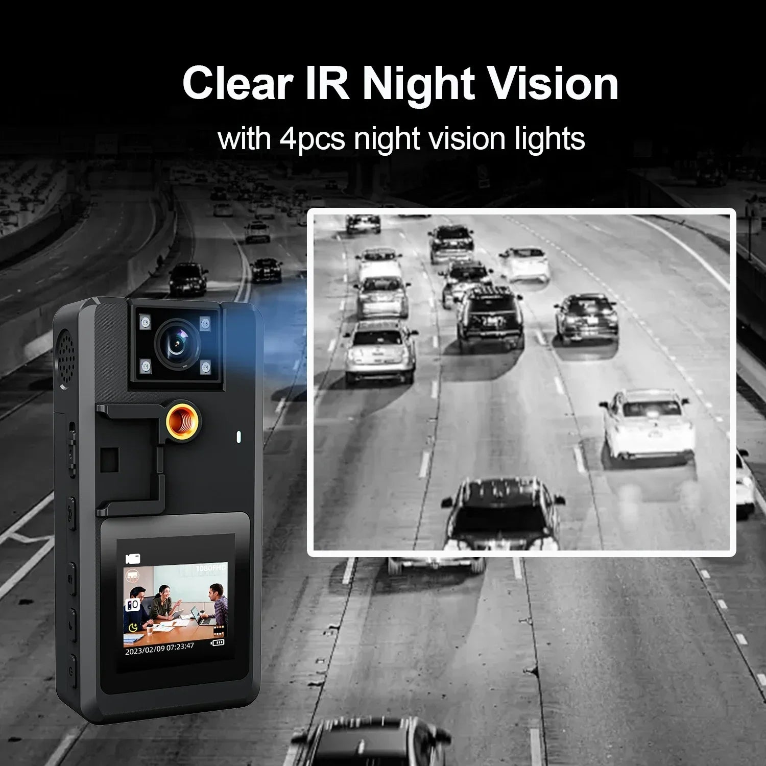 Mini Dash Cam Night Vision Hd (1296P)