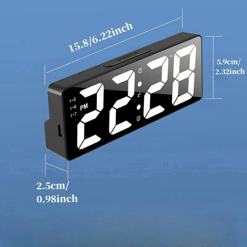 Voice Control Digital Alarm Clock – Led Display