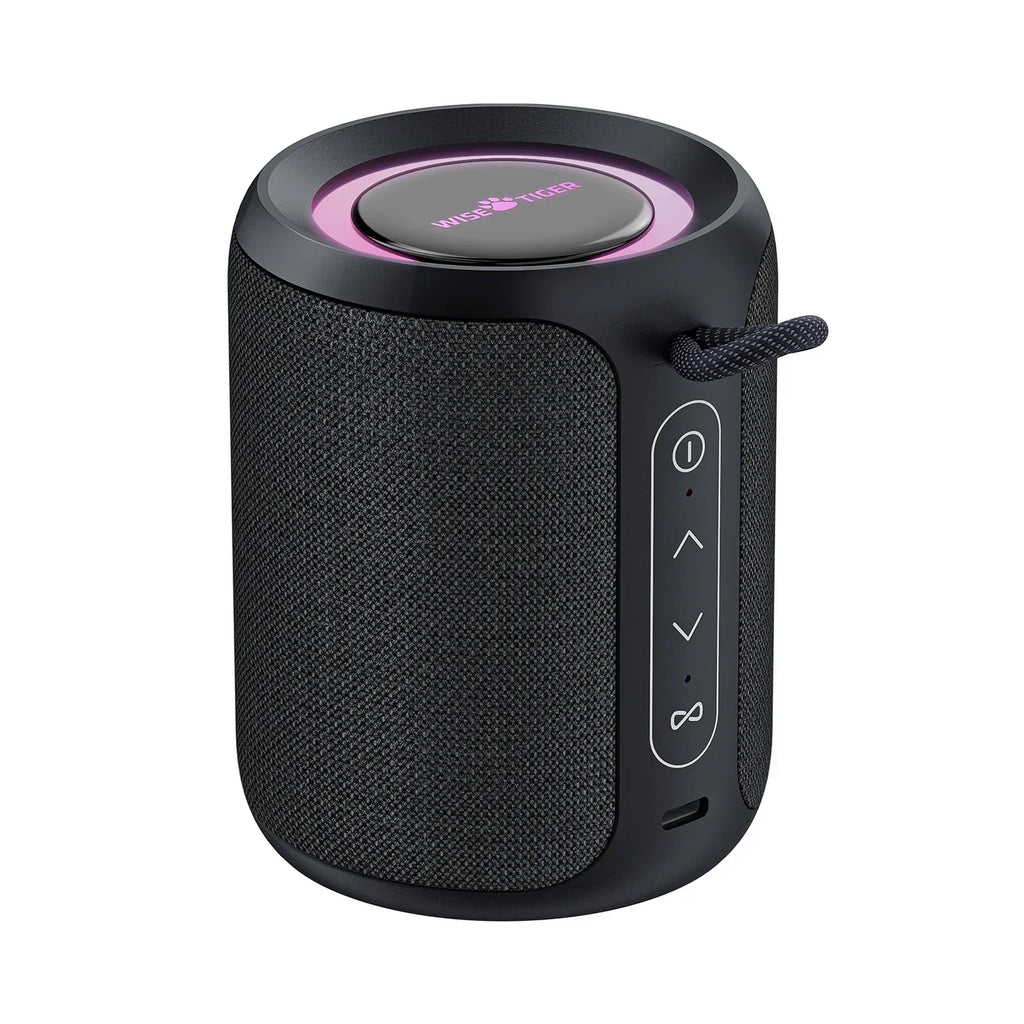 Outdoor Bluetooth Speaker Waterproof With Bass Boost (Black)