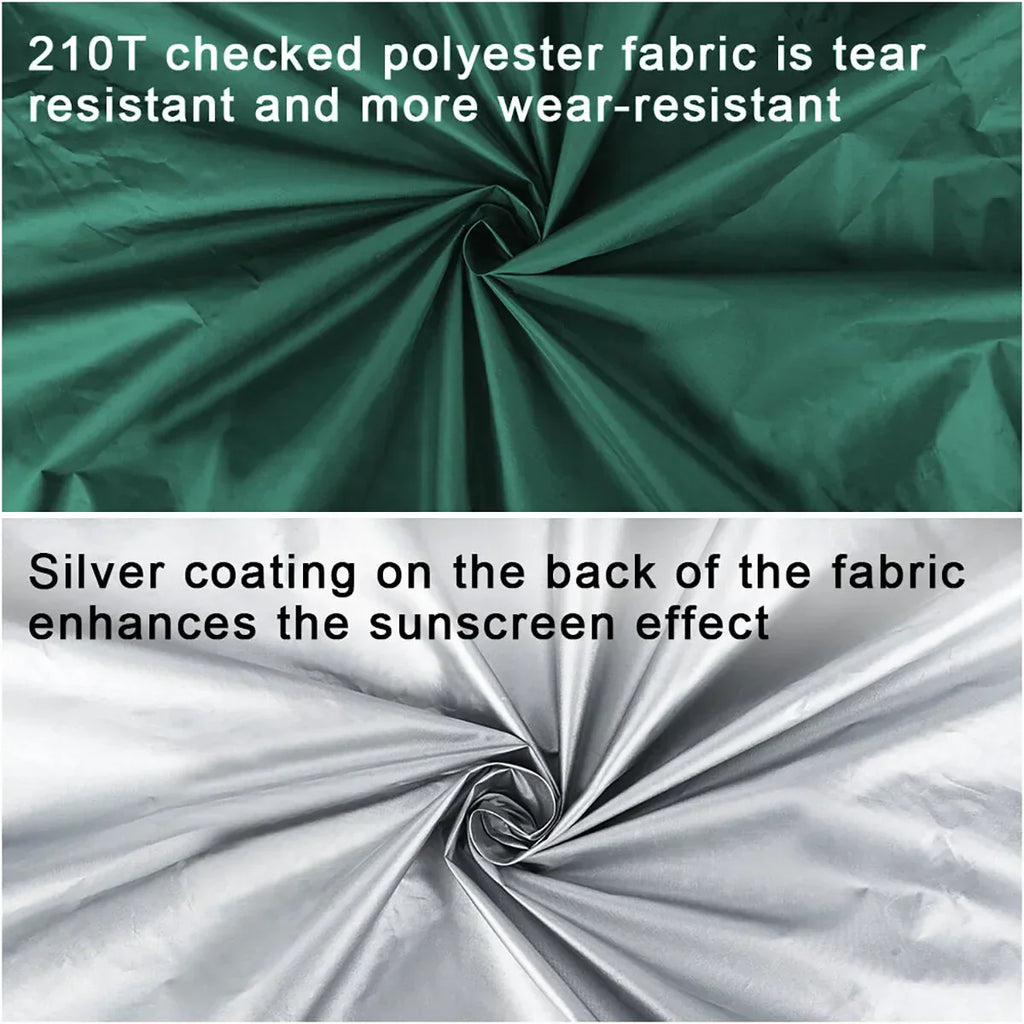 Waterproof Camping Tarp Sunshade Uv Protection Tent (Green)