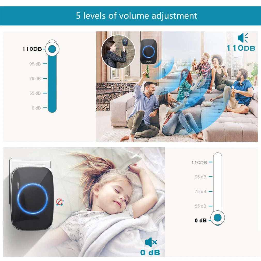 Wireless Waterproof Doorbell (300M Range)