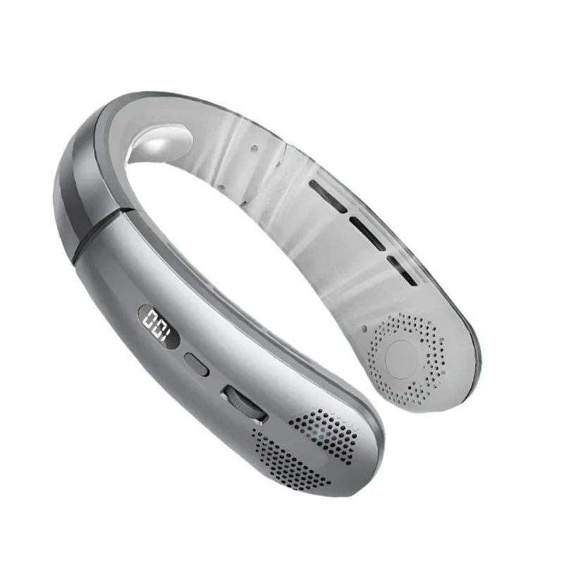 Portable Neck Fan With Usb Rechargeable