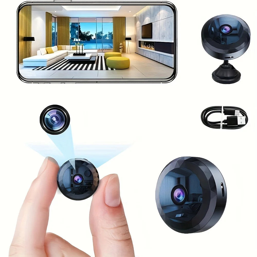 Mini Wifi Wireless Security Camera Night Vision (1080P Hd)