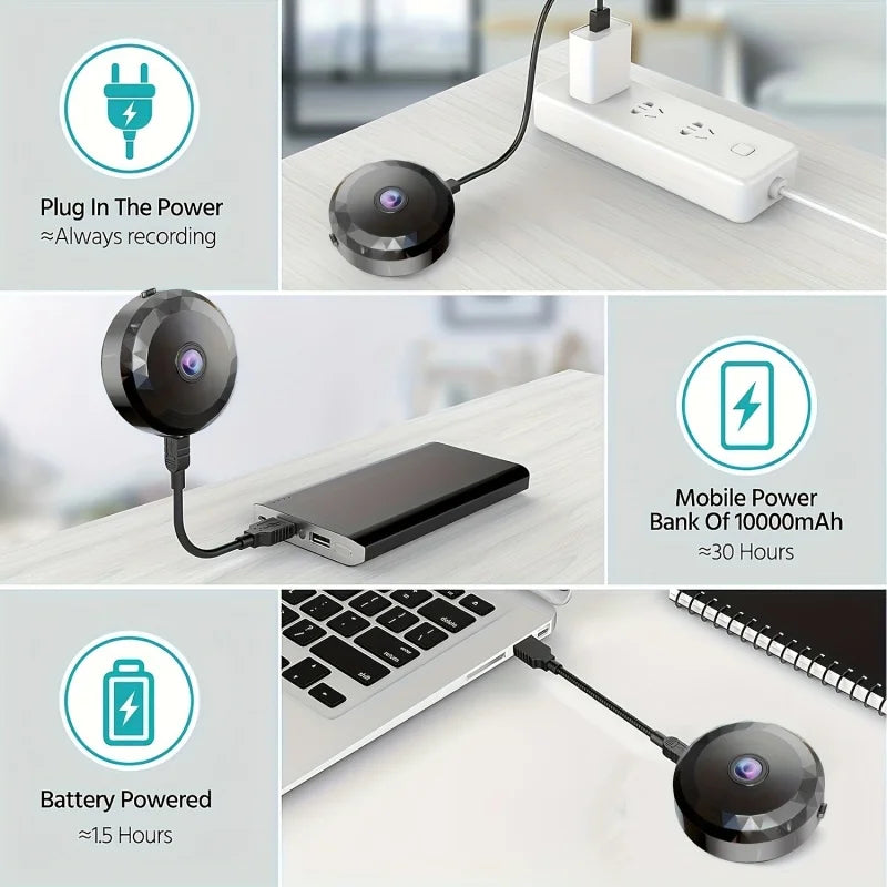 Mini Wifi Wireless Security Camera Night Vision (1080P Hd)