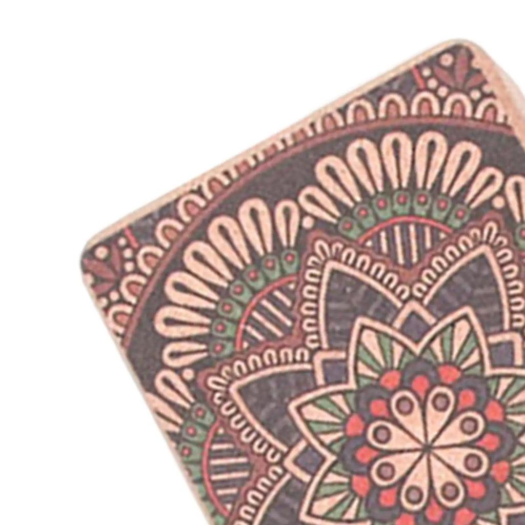 Non-Slip Cork Yoga Block For Flexibility & Support (Pink)
