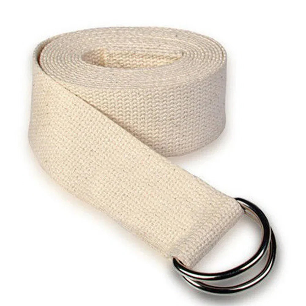 Yoga Blocks 2 Pack With Strap High-Density Cork (Beige)