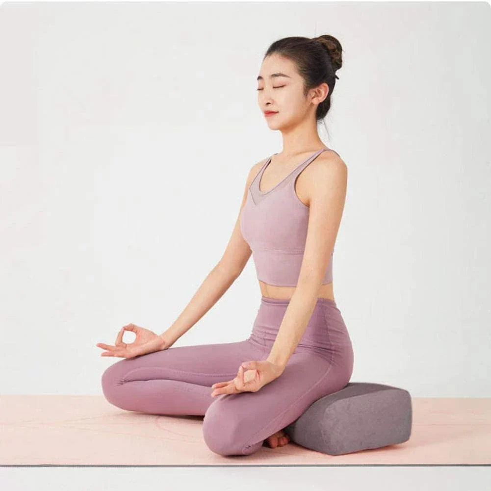 Rectangular Yoga Bolster Pillow for Meditation