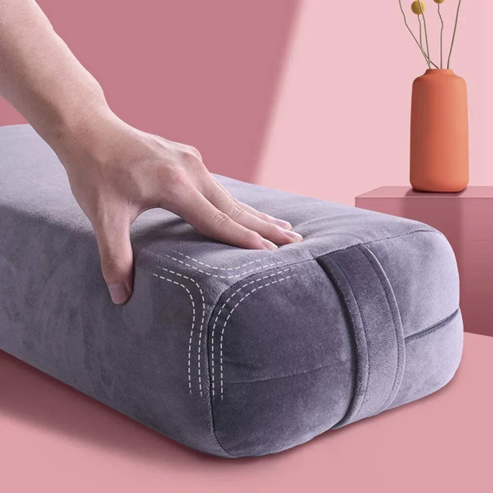 Rectangular Yoga Bolster Pillow for Meditation