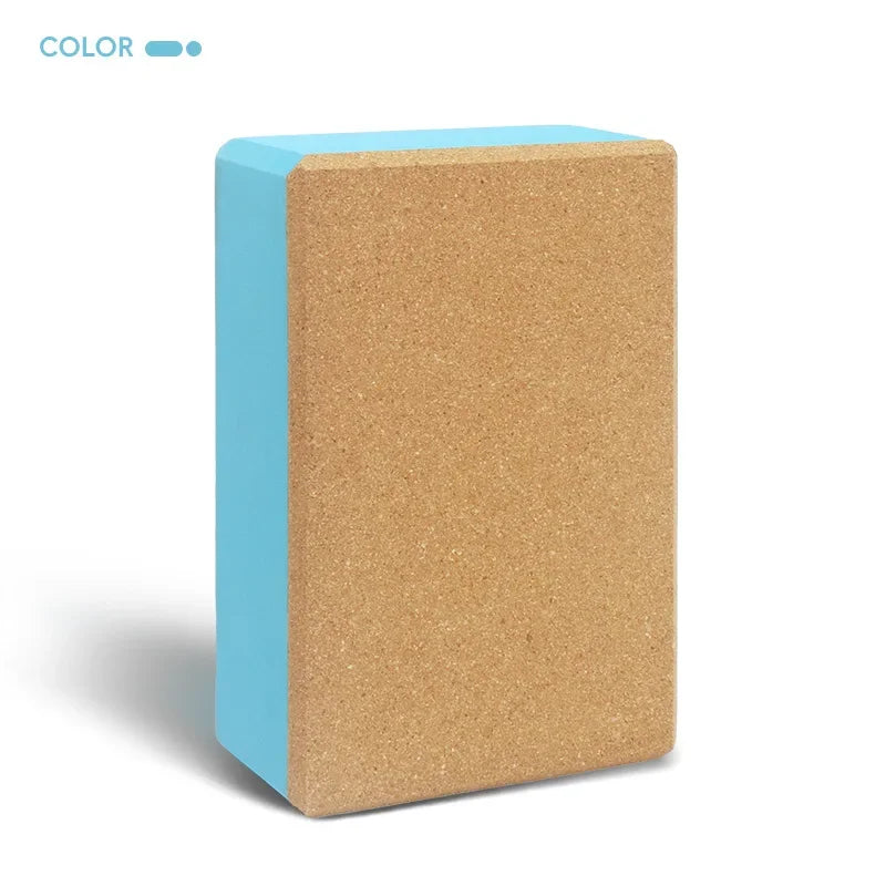 Yoga Block Eva And Cork Stretch Aid